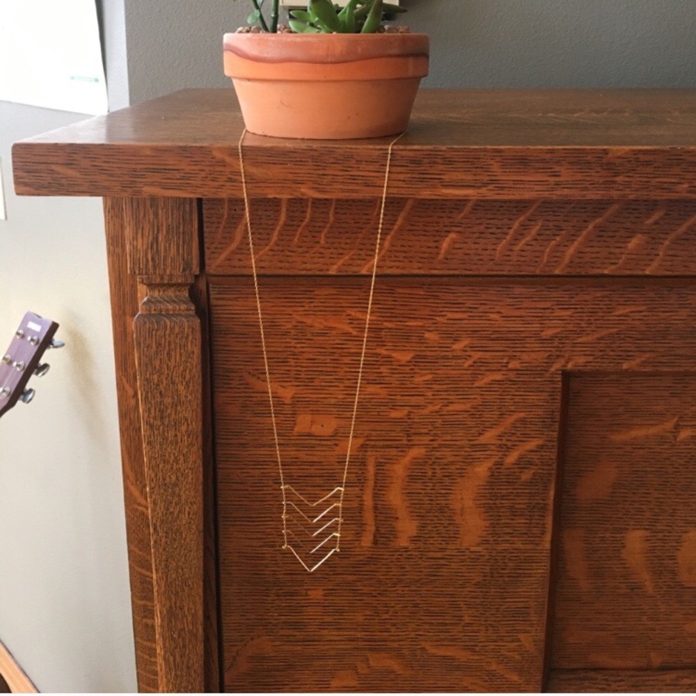 Anthropologie gold necklace